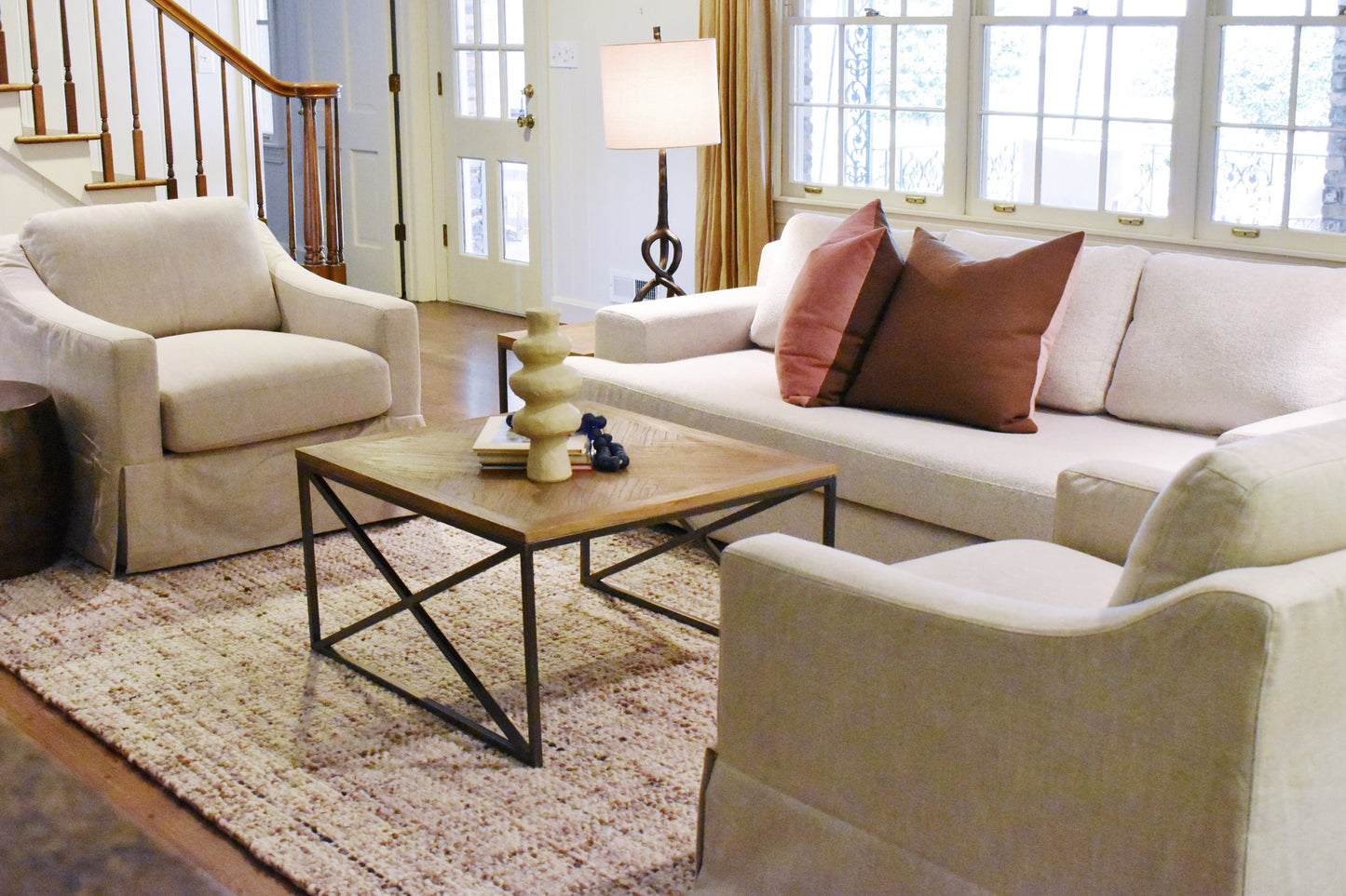 Rocky Sofa in Glacier 95"