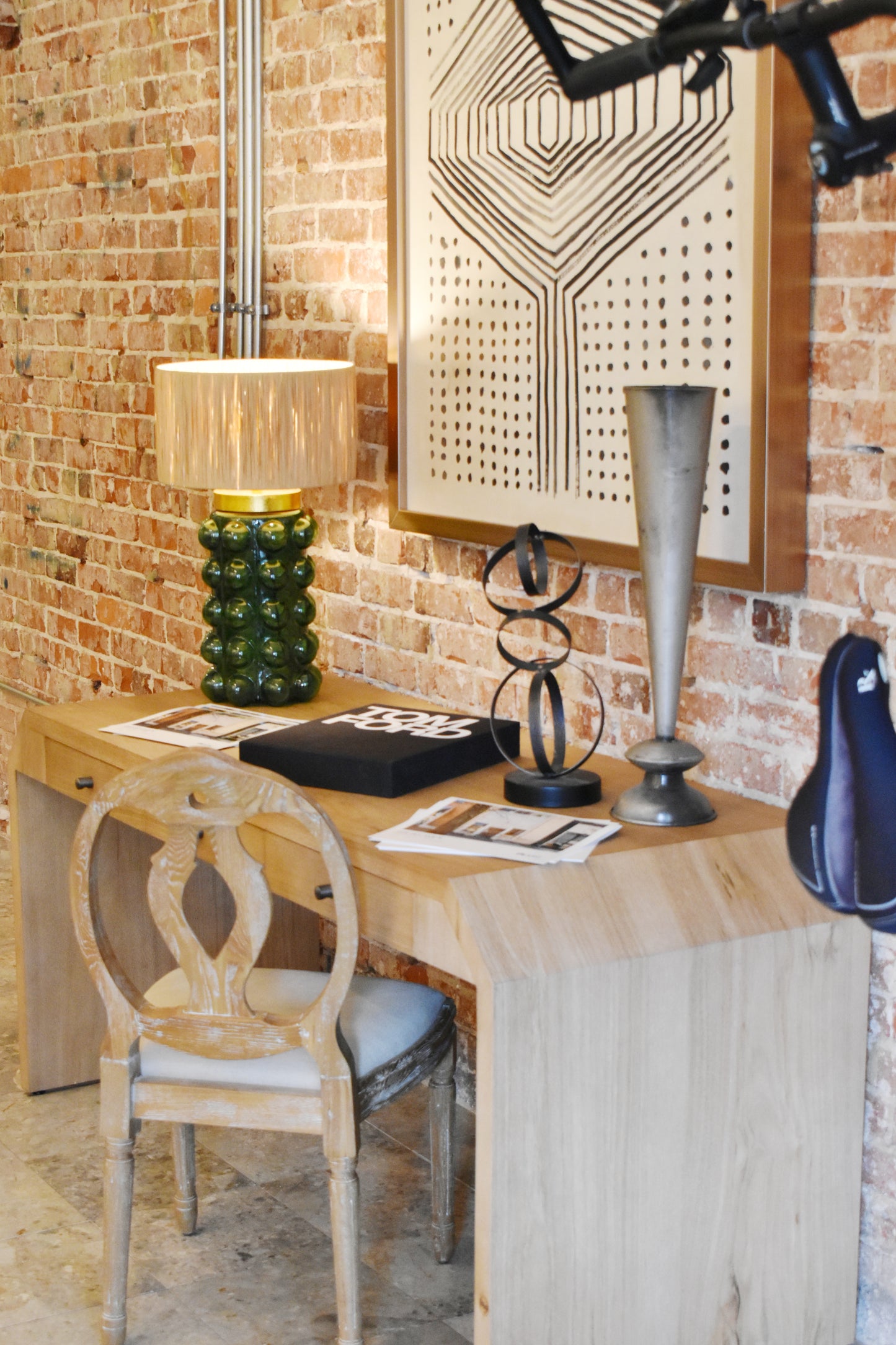 Green Bubbles Table Lamp