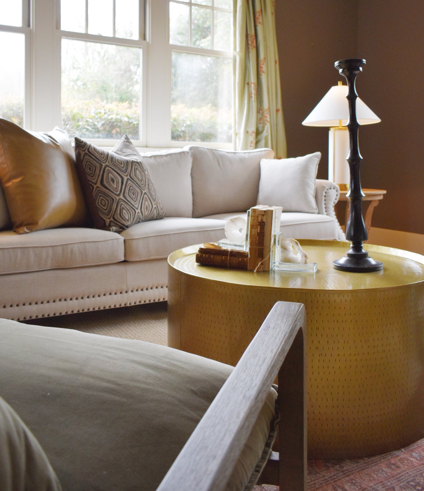 Harper Coffee Table Brass