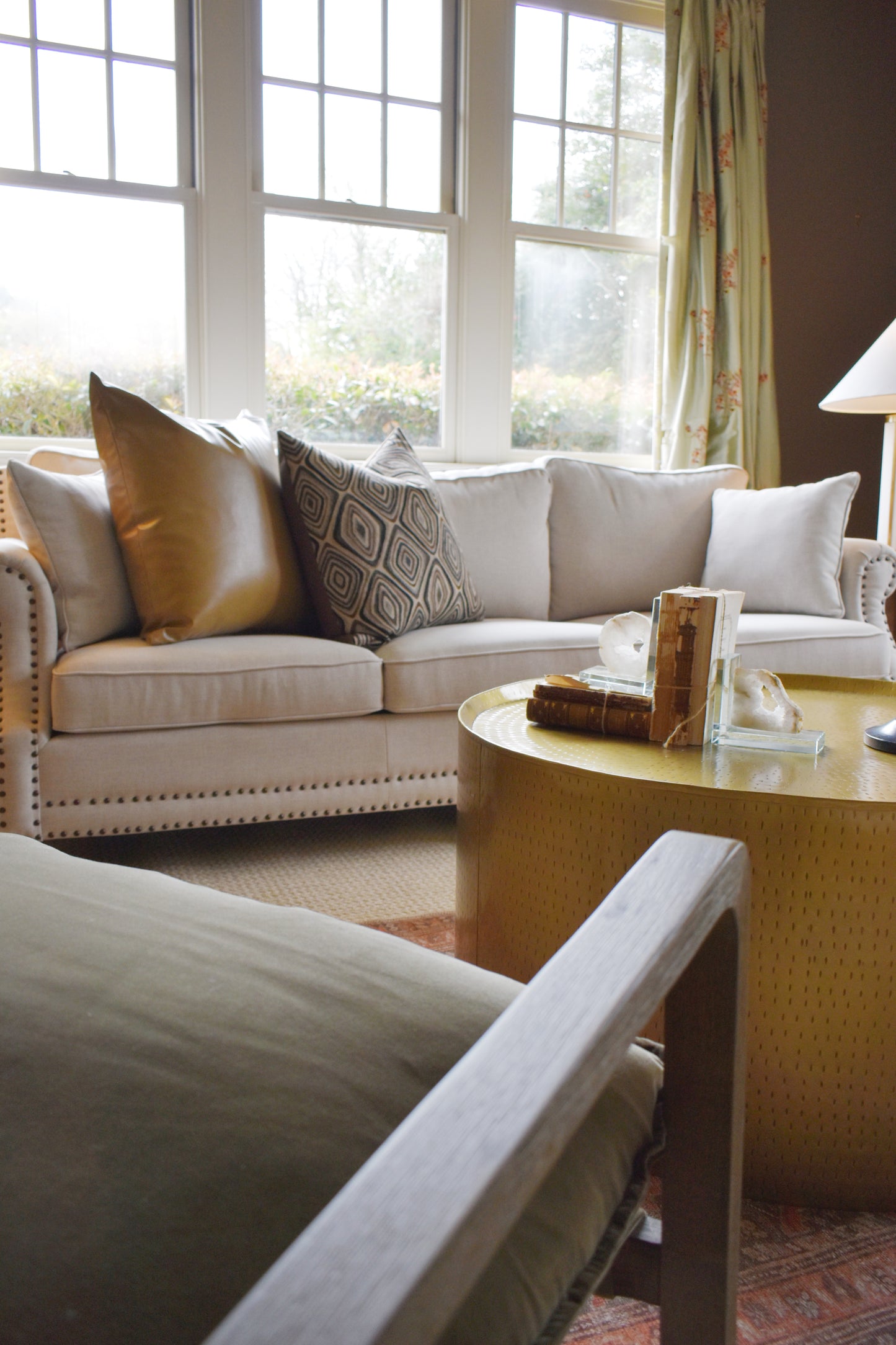 Harper Coffee Table Brass