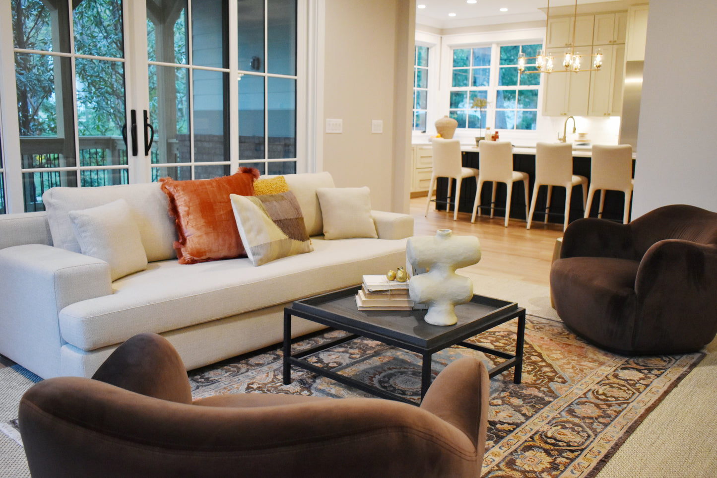 Rocky Sofa in Oatmeal 95"