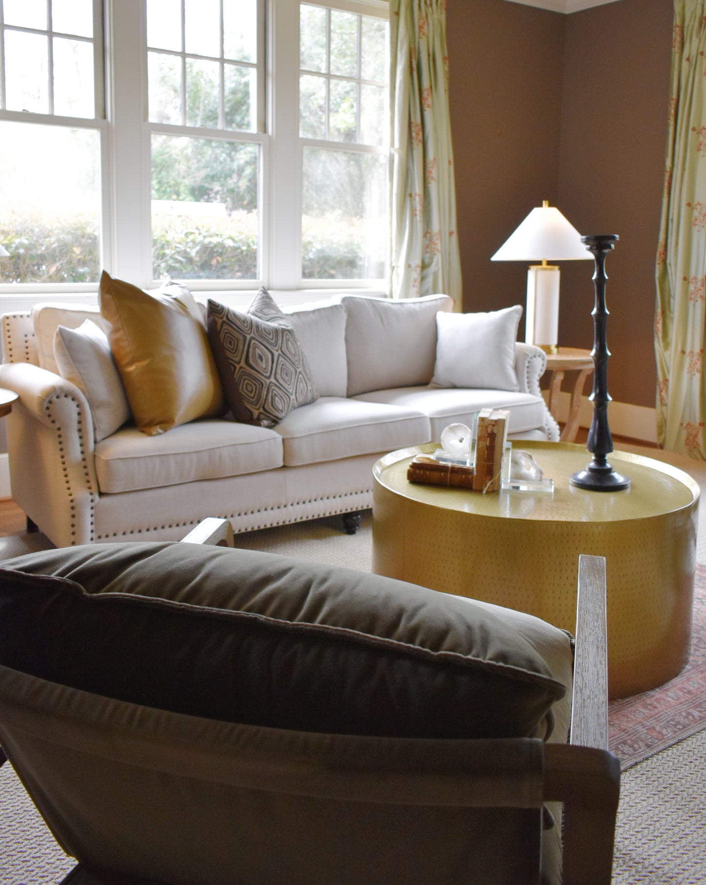 Harper Coffee Table Brass