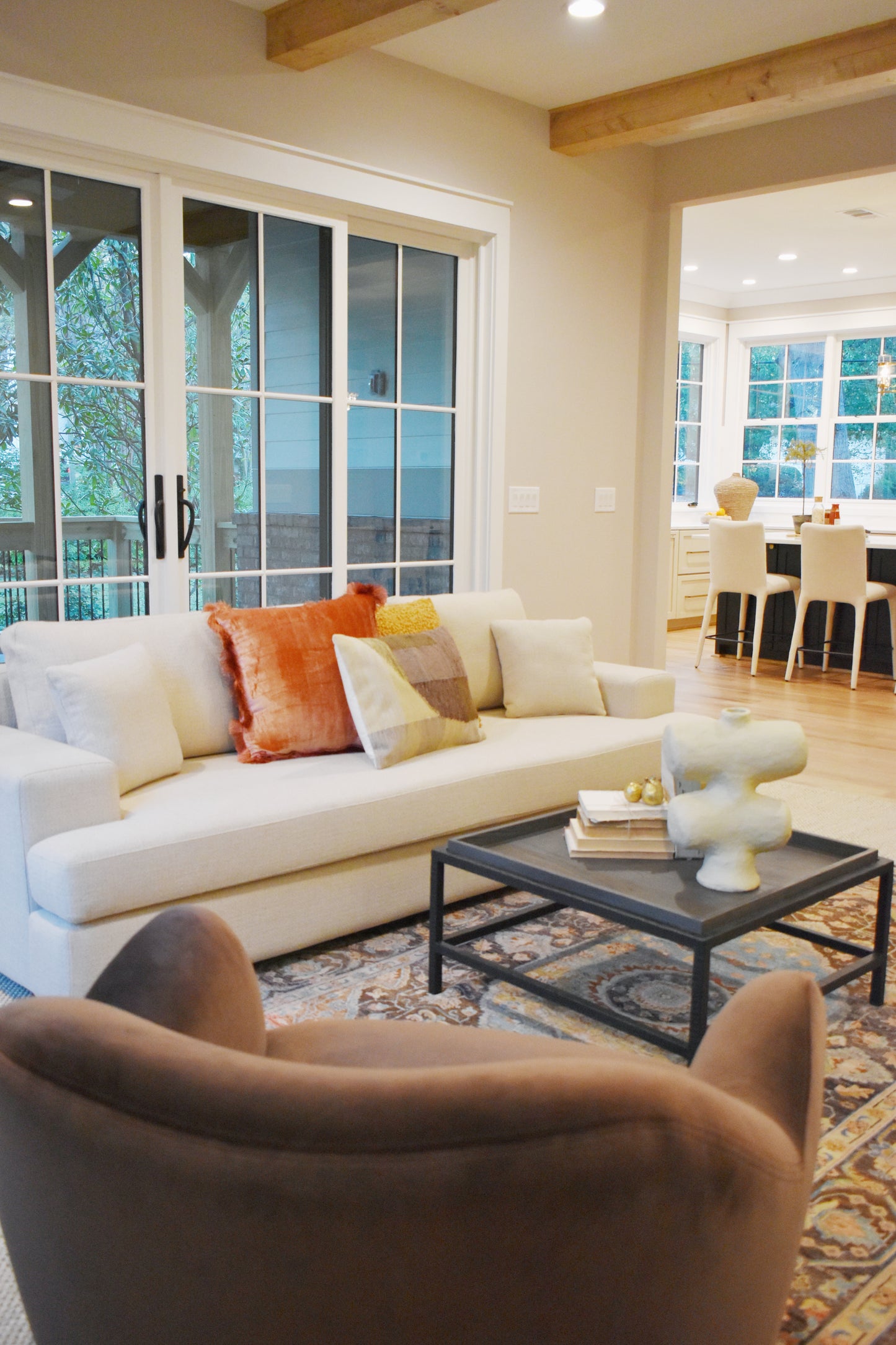 Rocky Sofa in Oatmeal 95"