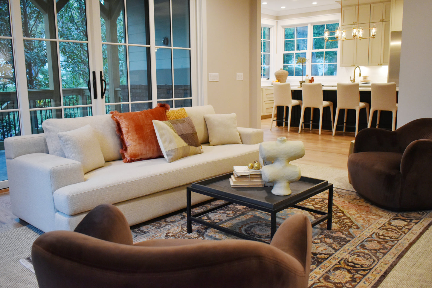 Rocky Sofa in Oatmeal 95"