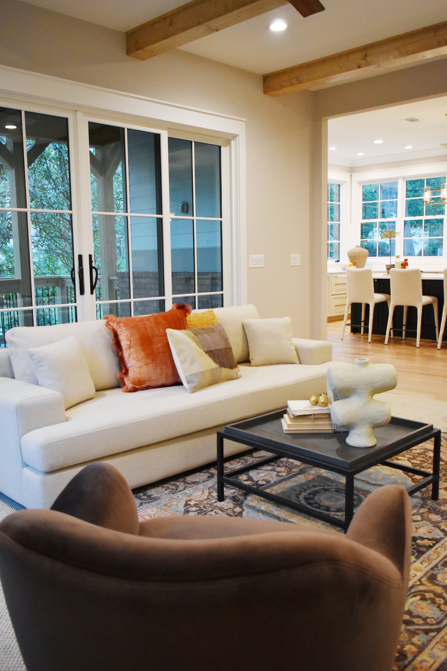 Rocky Sofa in Oatmeal 95"