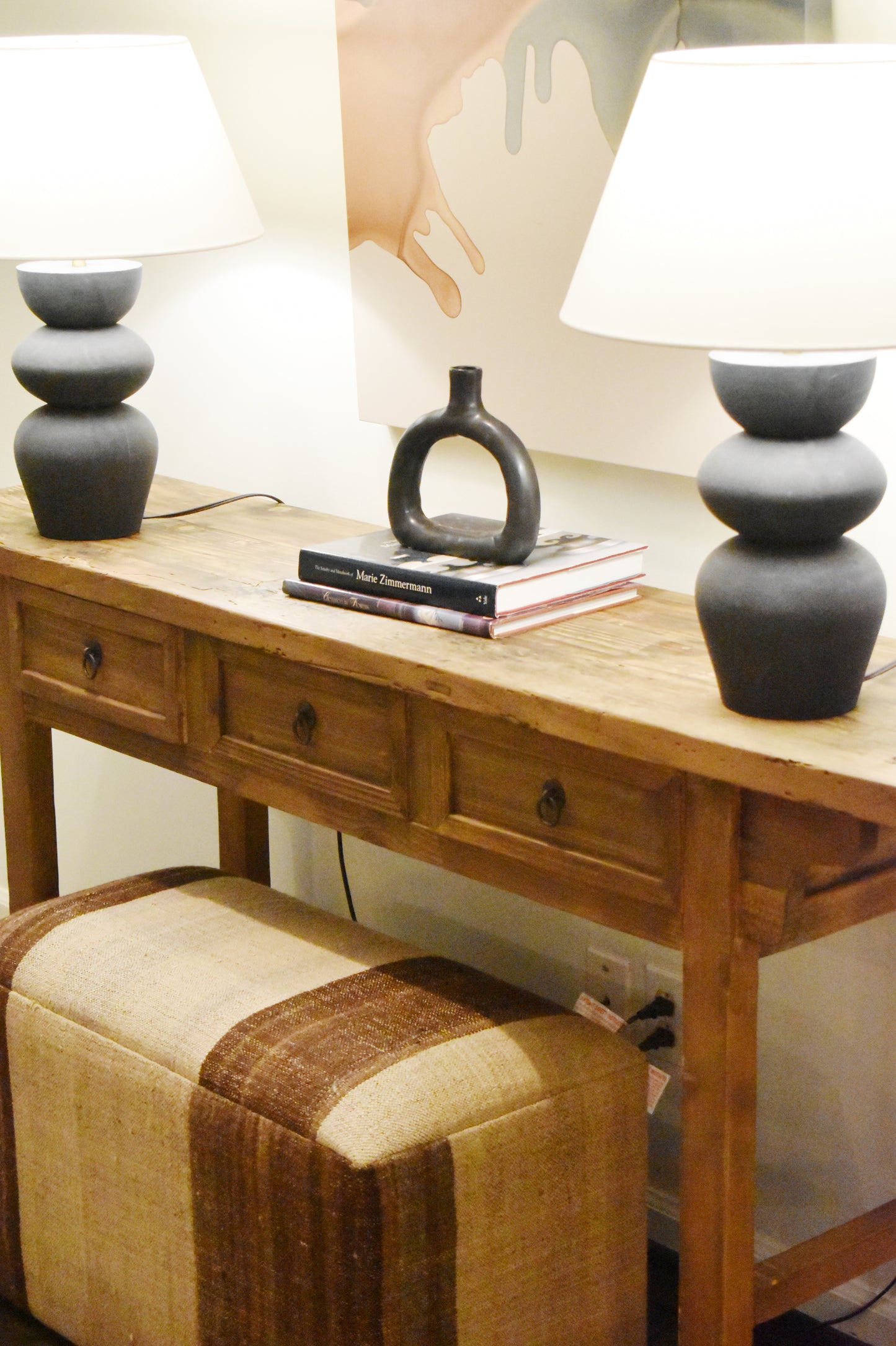 Small Camel Hair Bench
