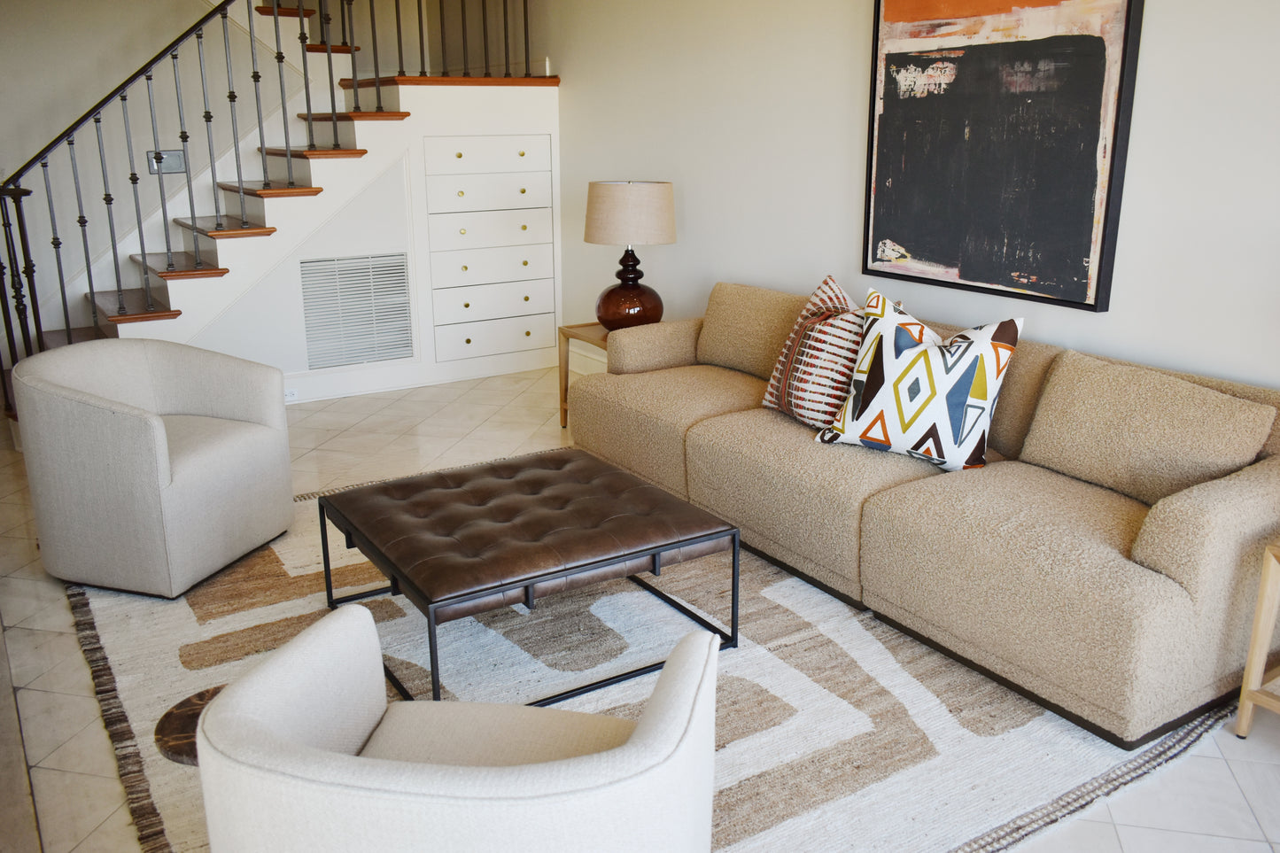 Diana Dining Chair in oatmeal