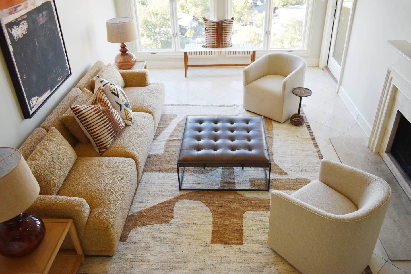 Diana Dining Chair in oatmeal