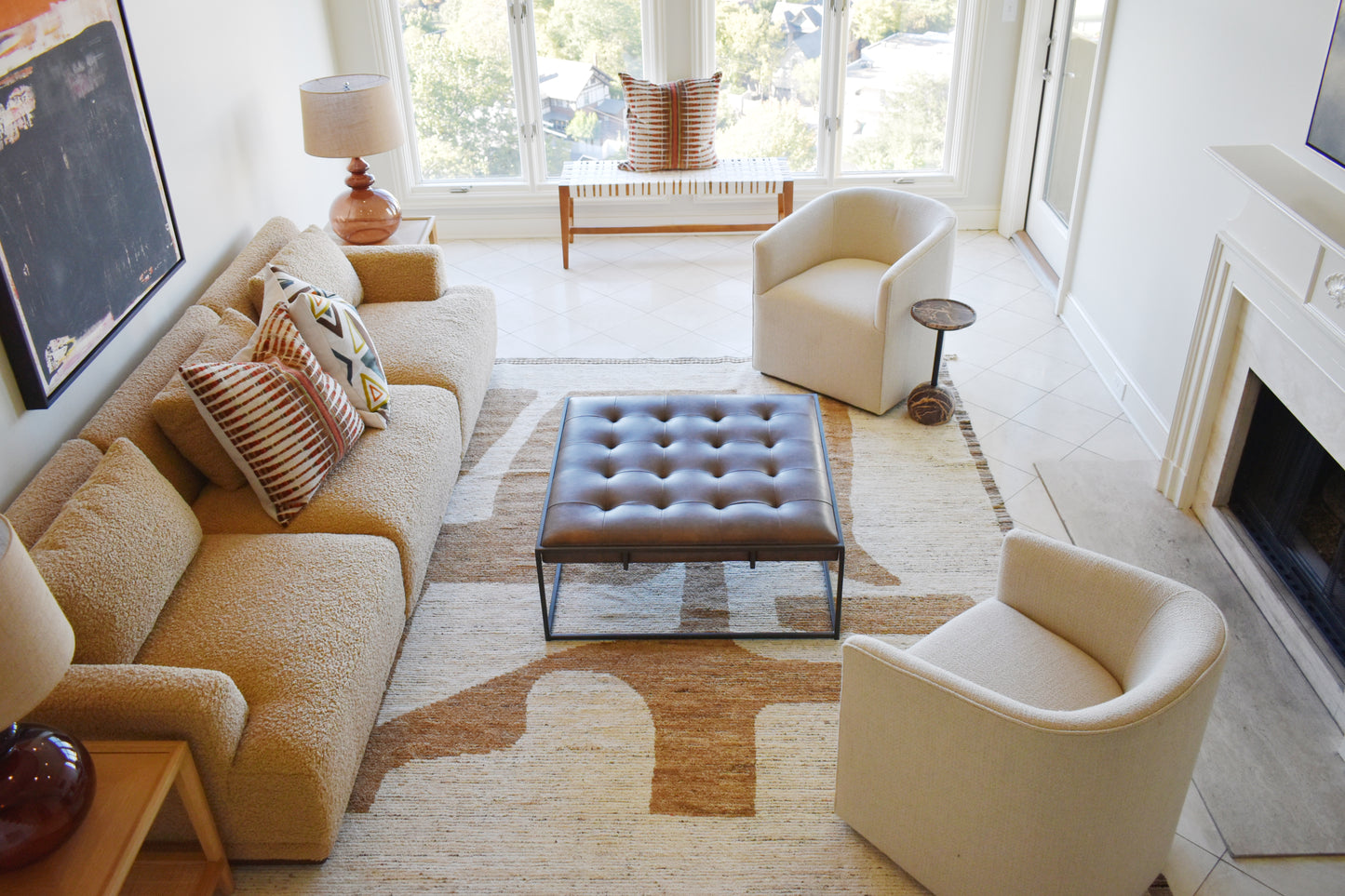 Diana Dining Chair in oatmeal