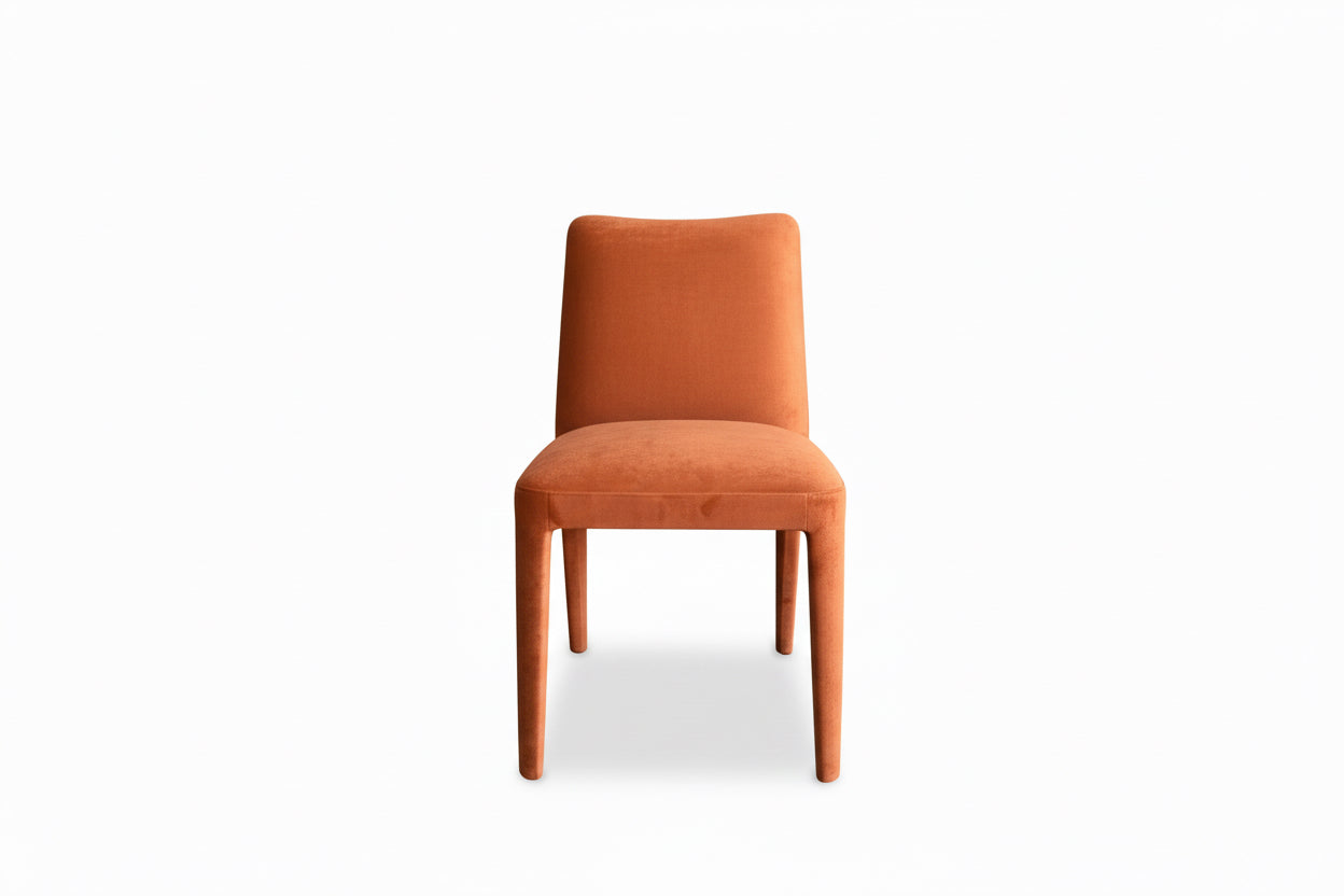 Larry Leg Chair in Rust - 26