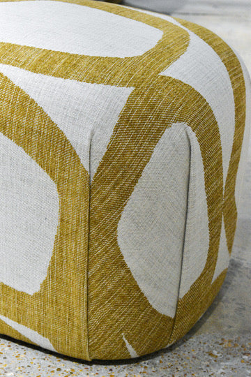 Astor Ottoman - Keegan Gold