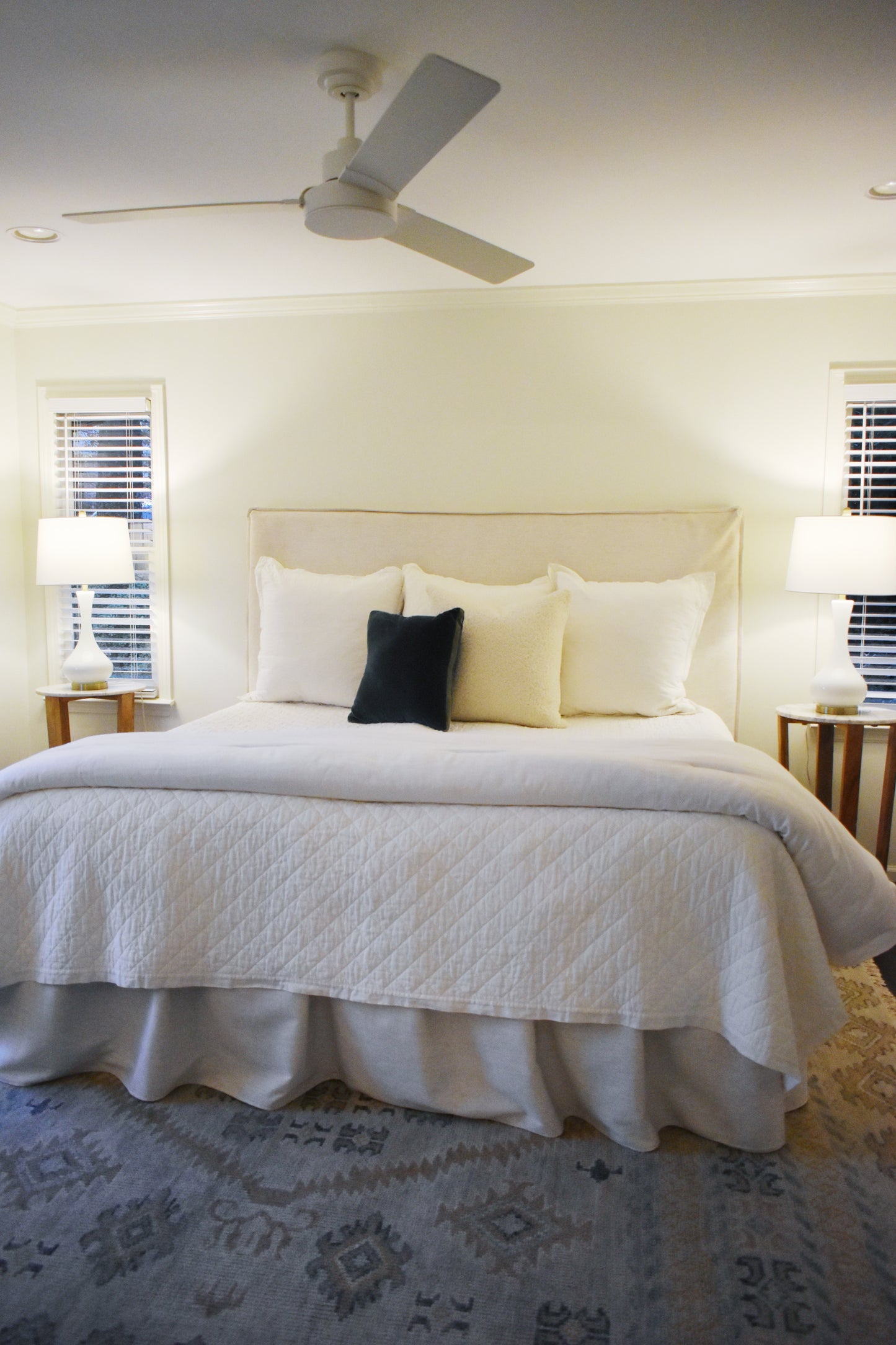 Westbrook King Headboard Nomad Snow