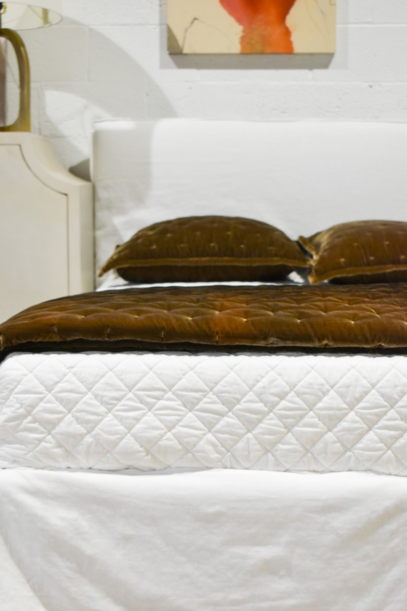 Whitney Queen Bed - White