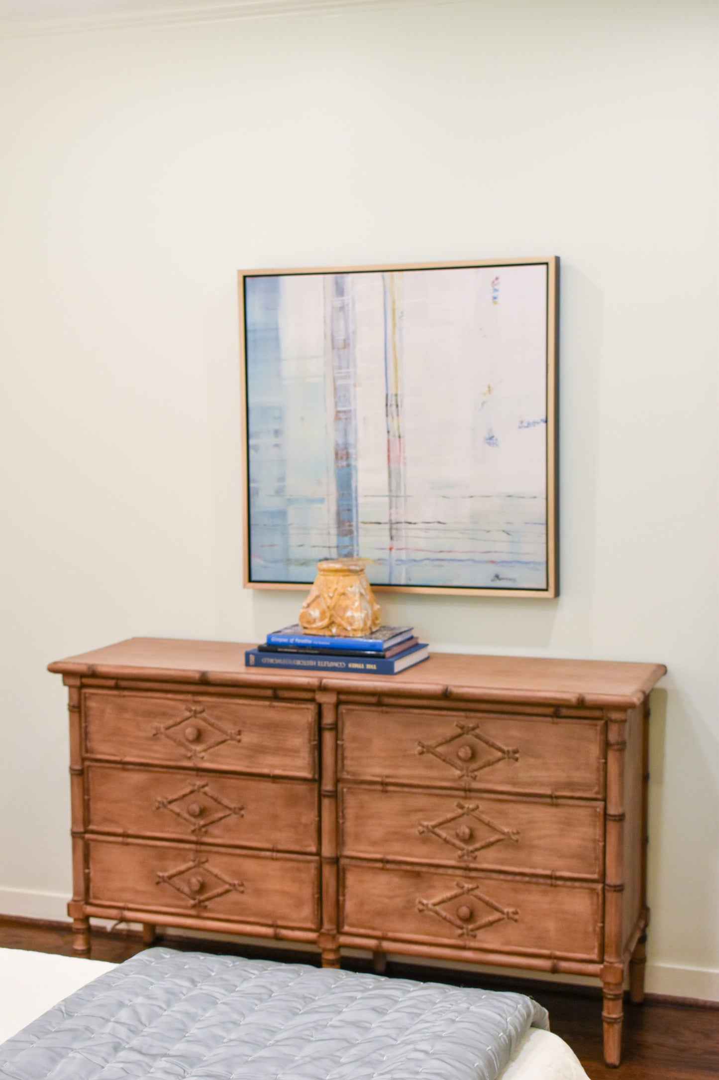 Faux Bamboo Dresser