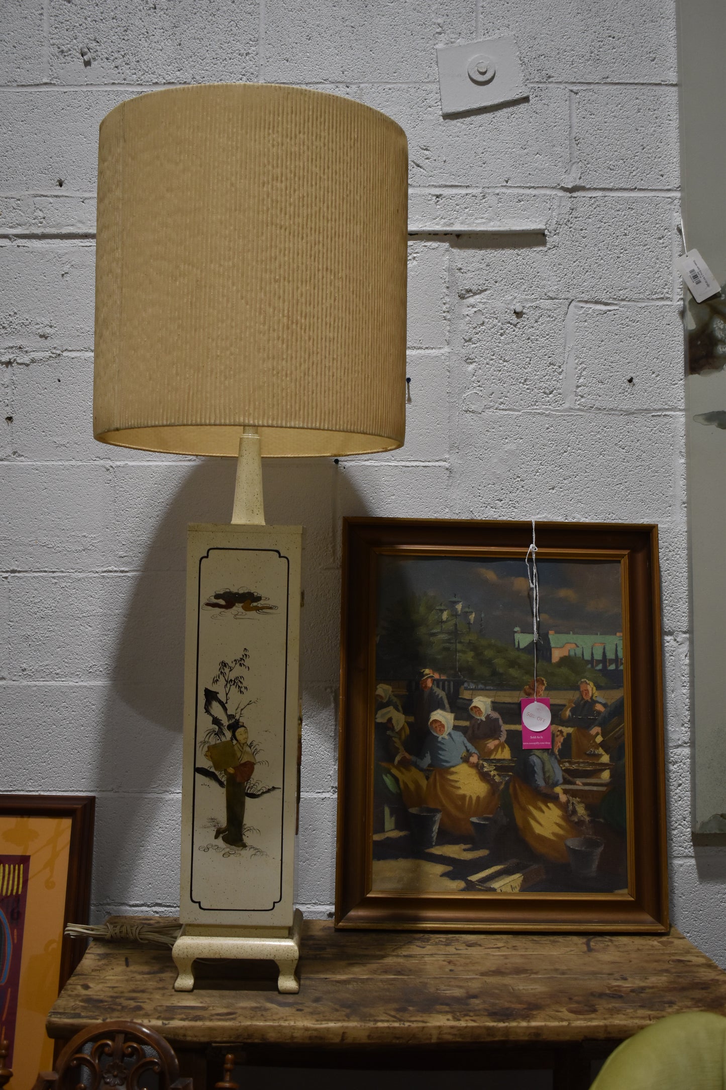 Large Chinoiserie Lamp