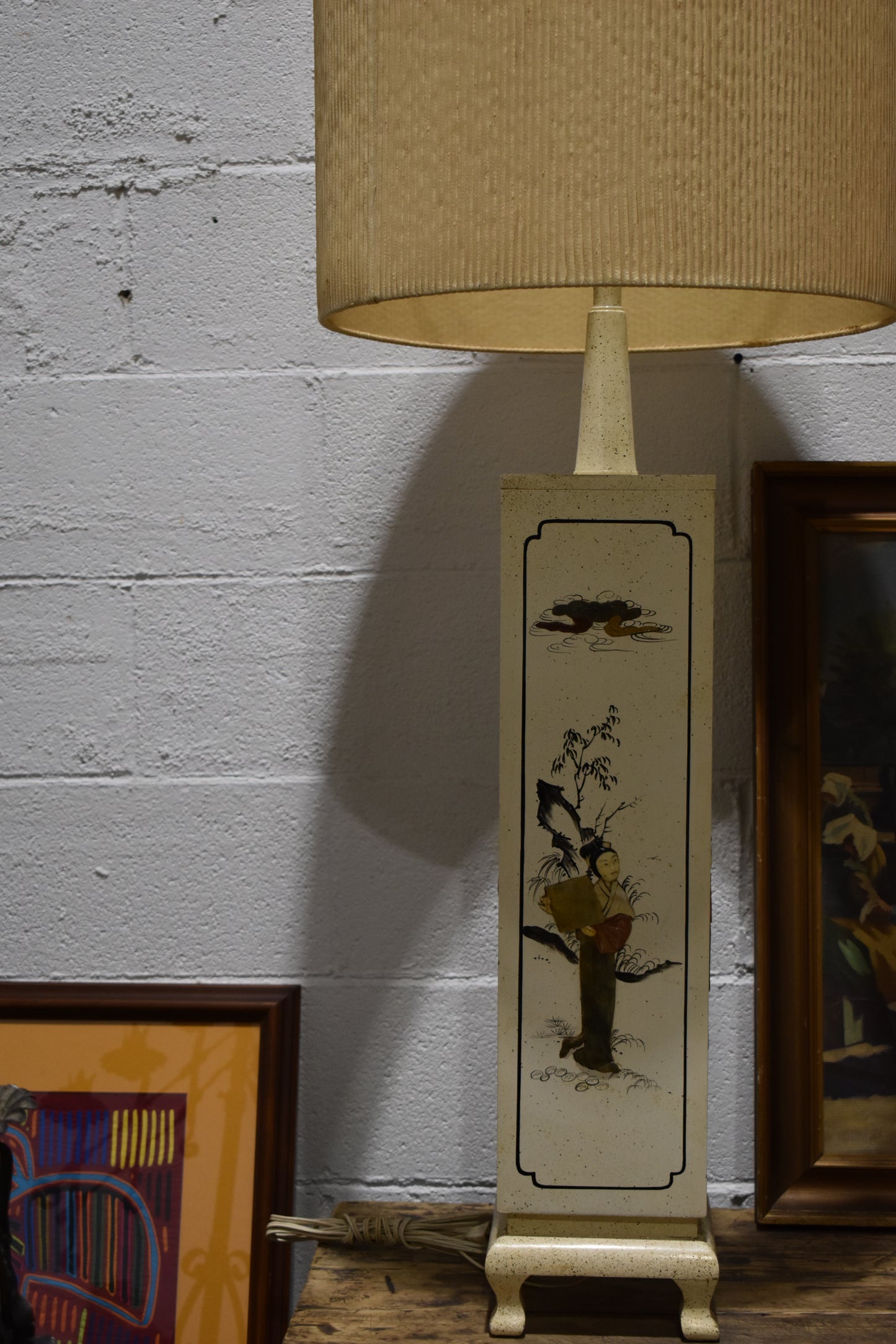 Large Chinoiserie Lamp