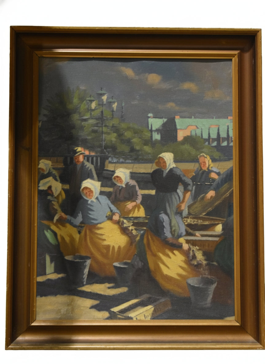 Dutch Women Oil Painting