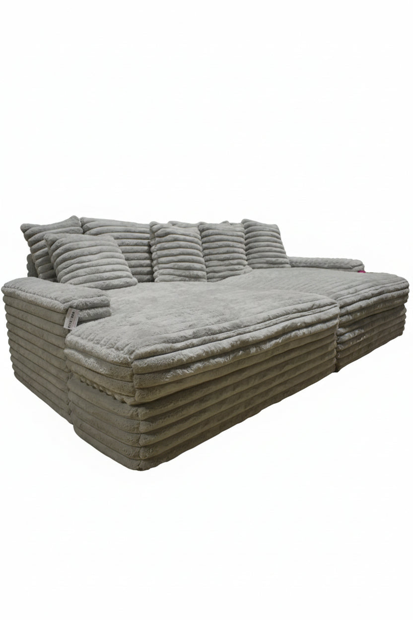 Grand Double Chaise Mondo Grey