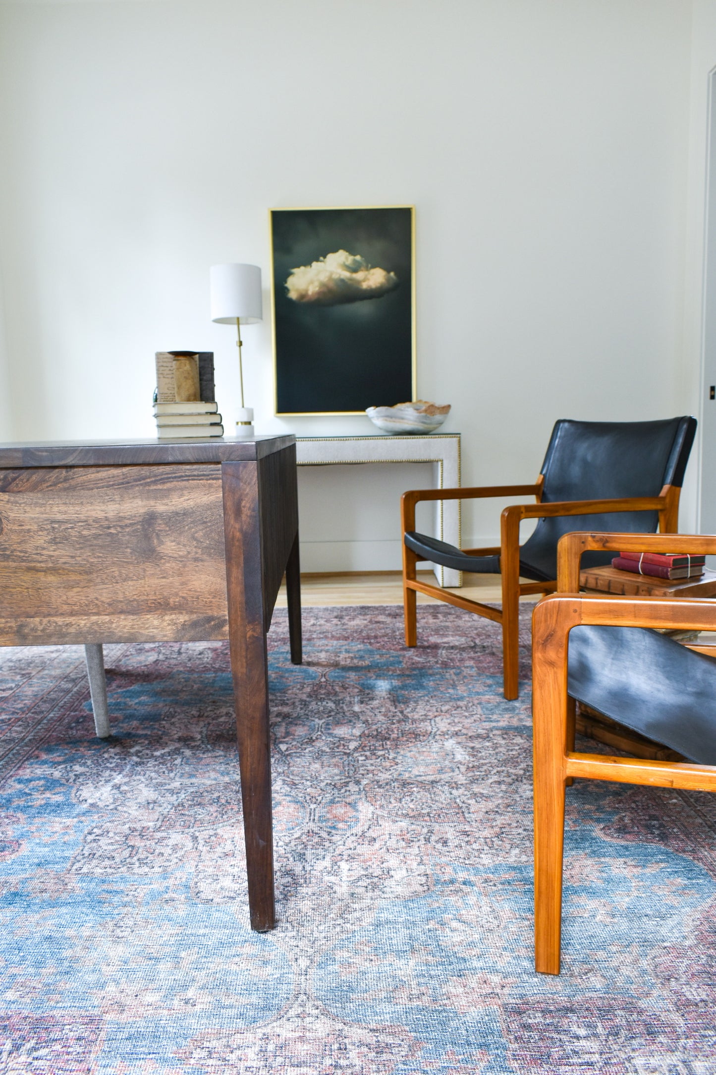 Lisbon Occasional Black Leather Chair