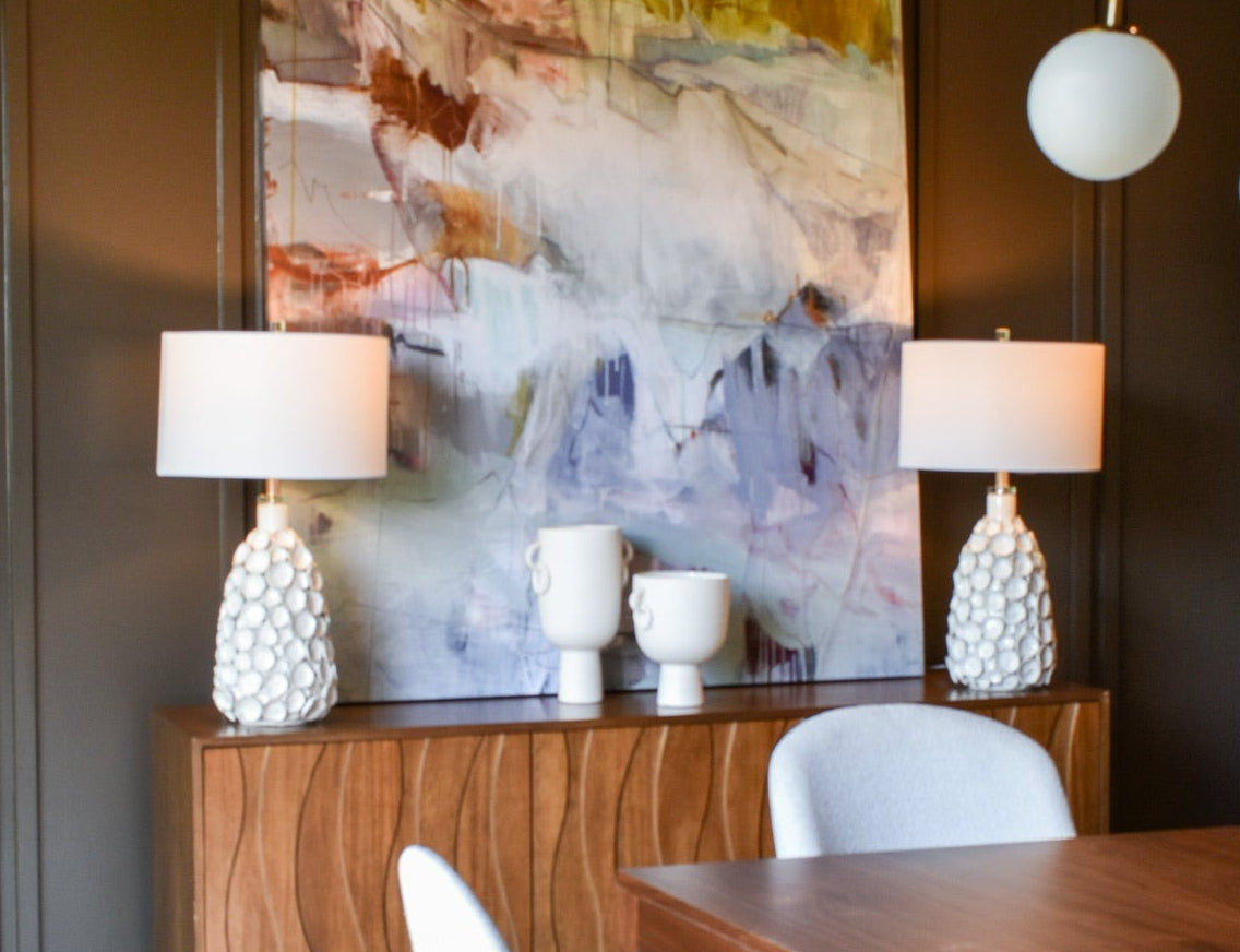 Sussex Table Lamp - white