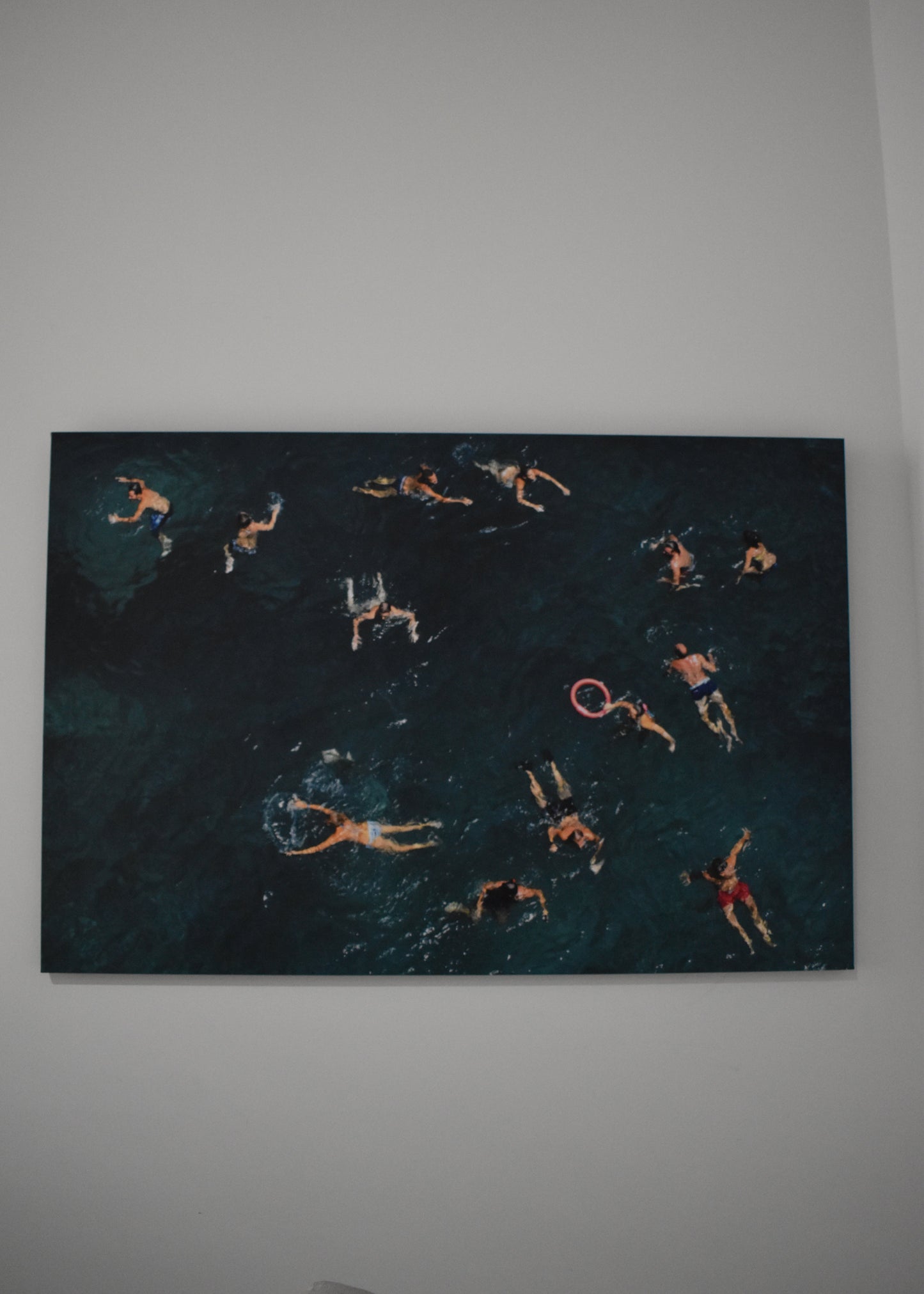 Blue Water Swim. 60"w x 40"h