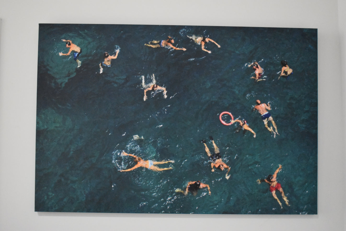 Blue Water Swim. 60"w x 40"h