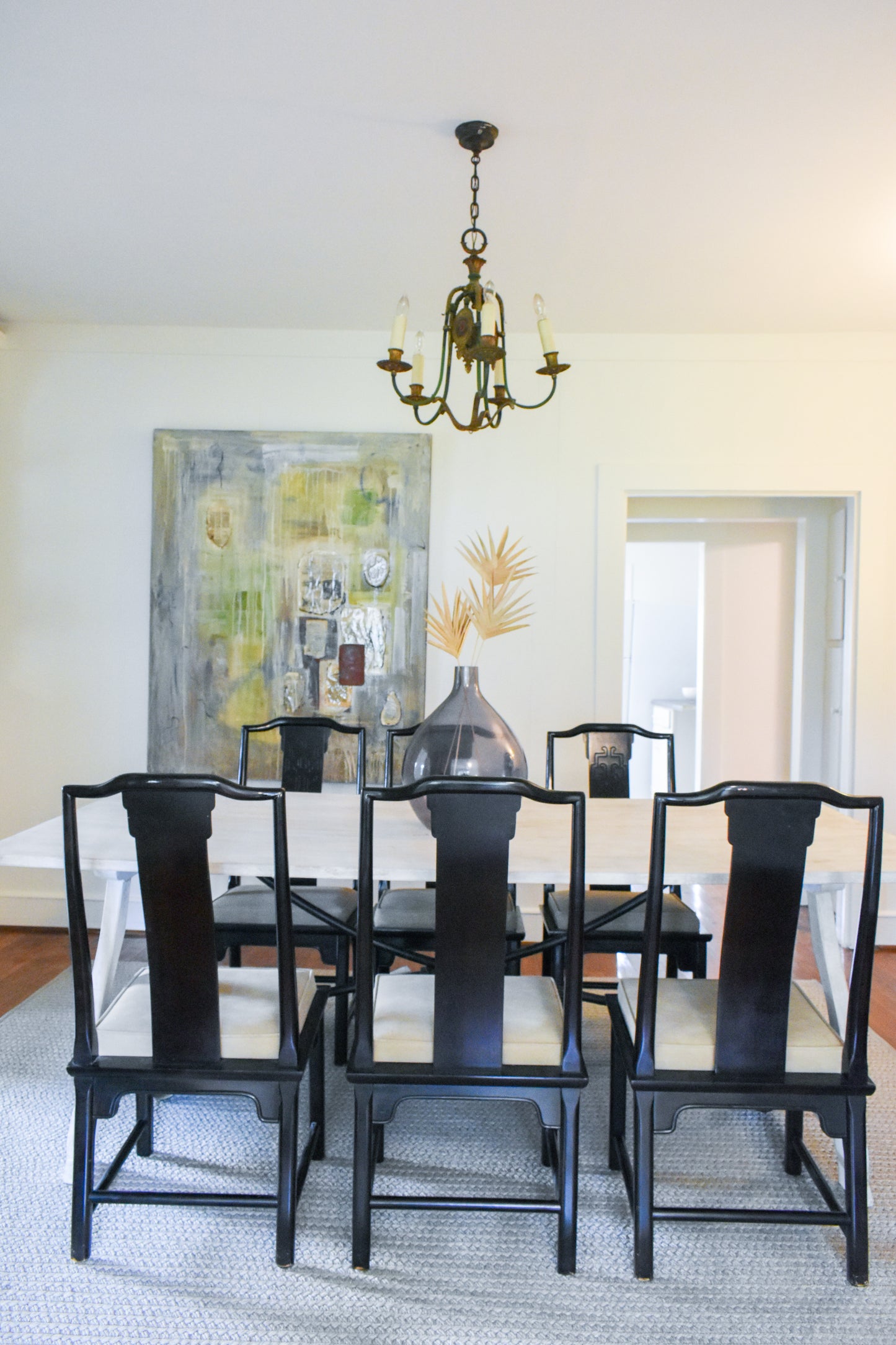 Asian Dining Chair With Arms