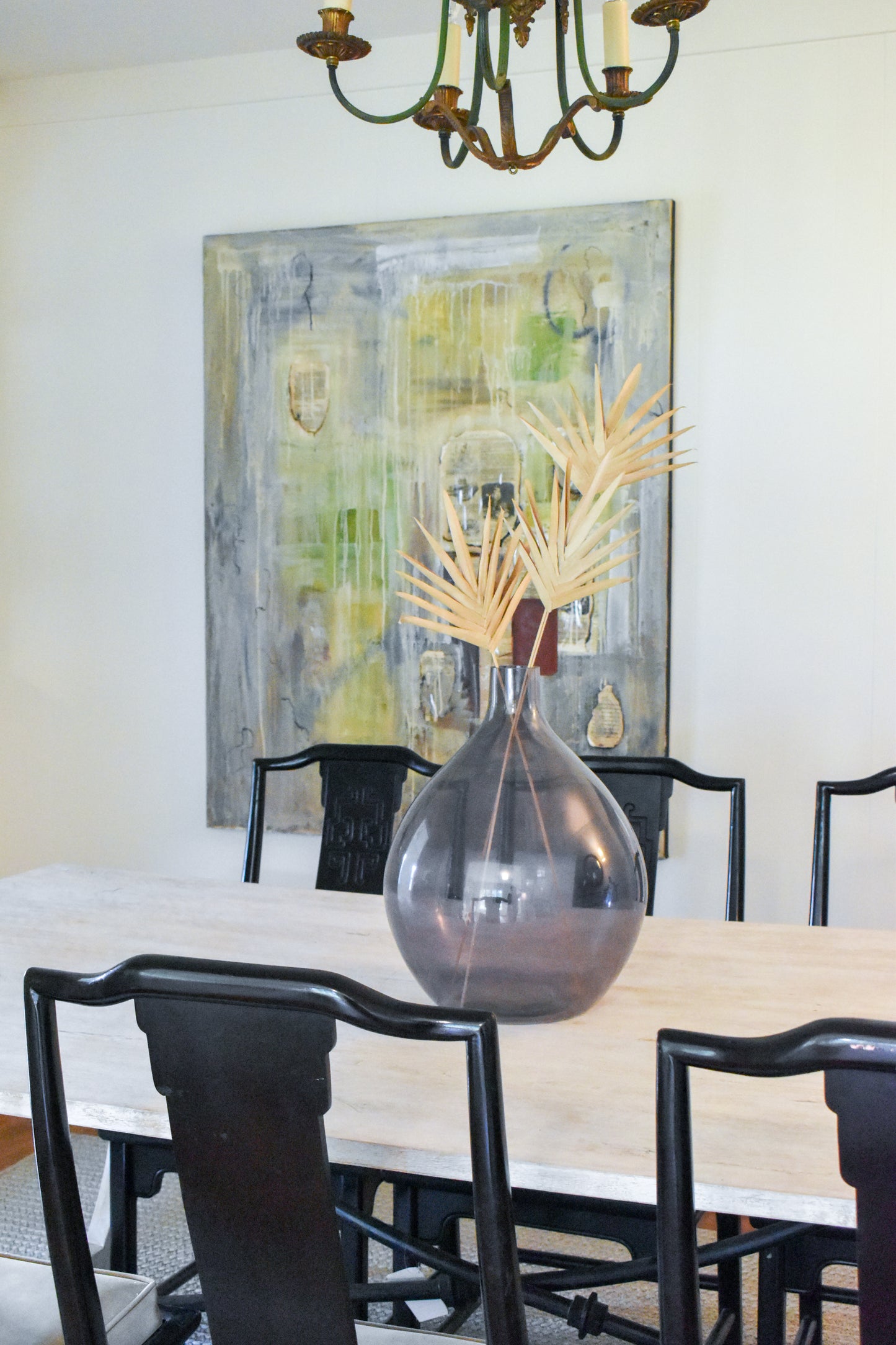 Asian Dining Chair With Arms