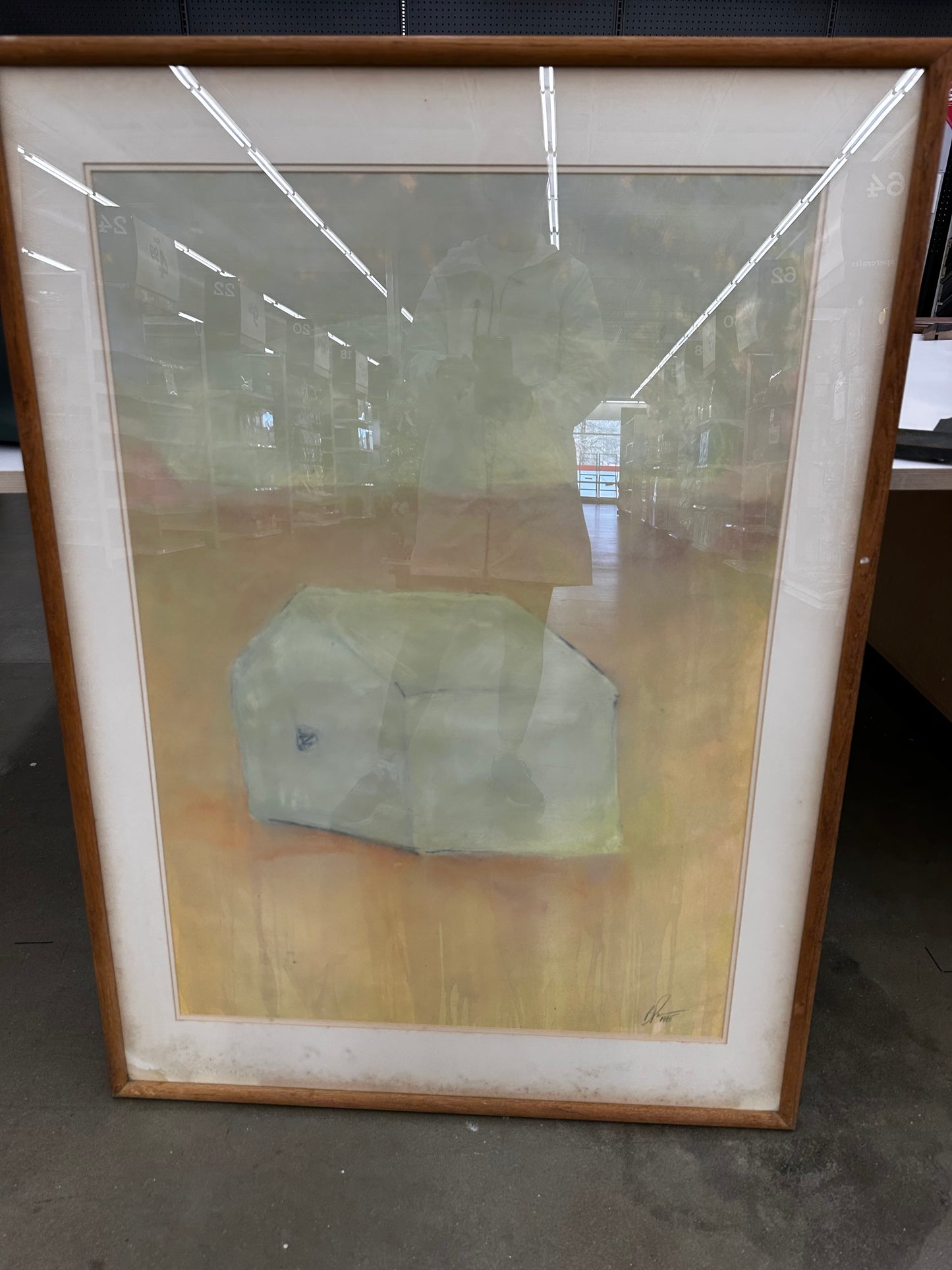 Blue Barn/ Signed 1985