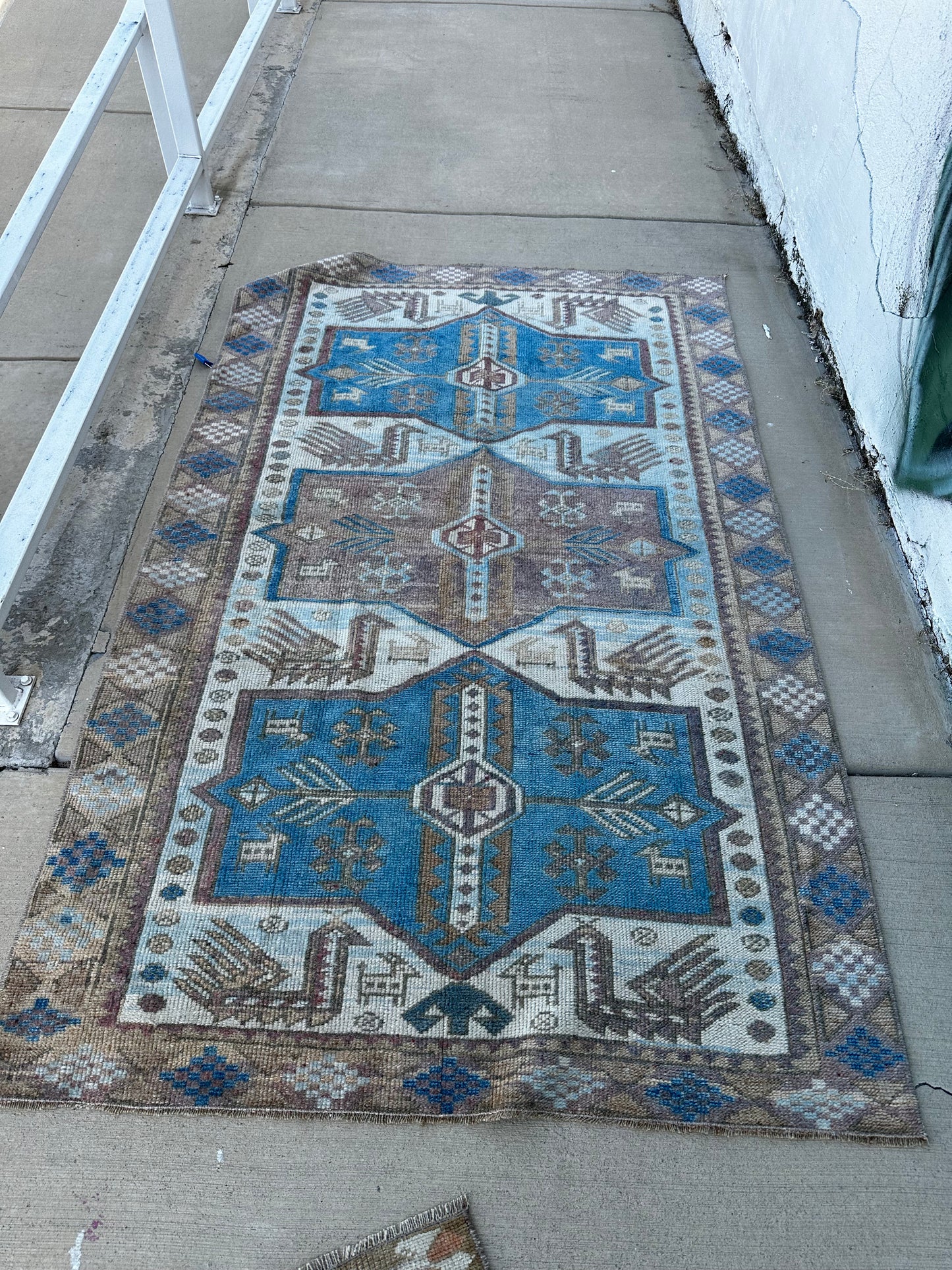 Vintage Turkish Anatolian Rug 3x5