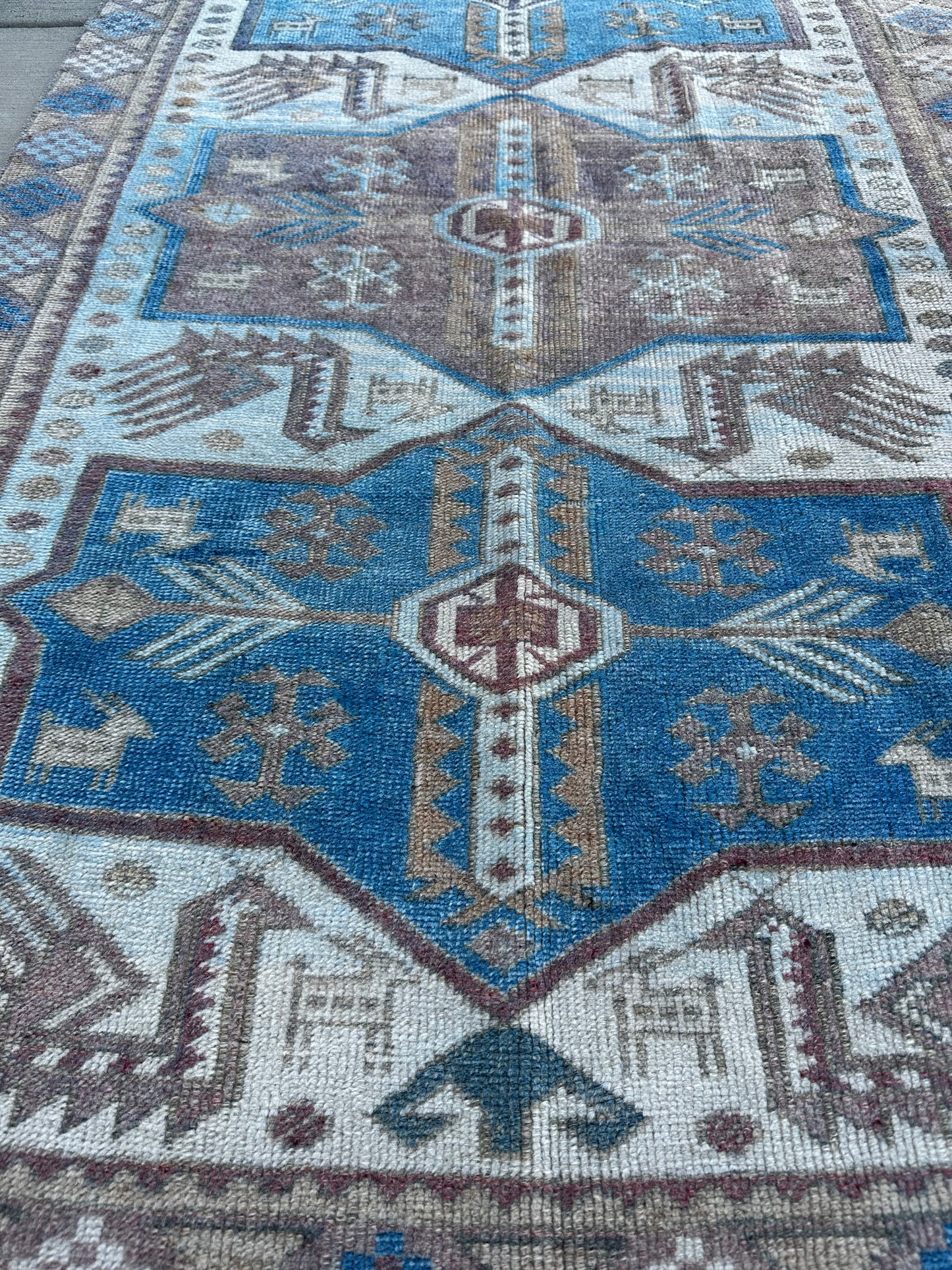 Vintage Turkish Anatolian Rug 3x5