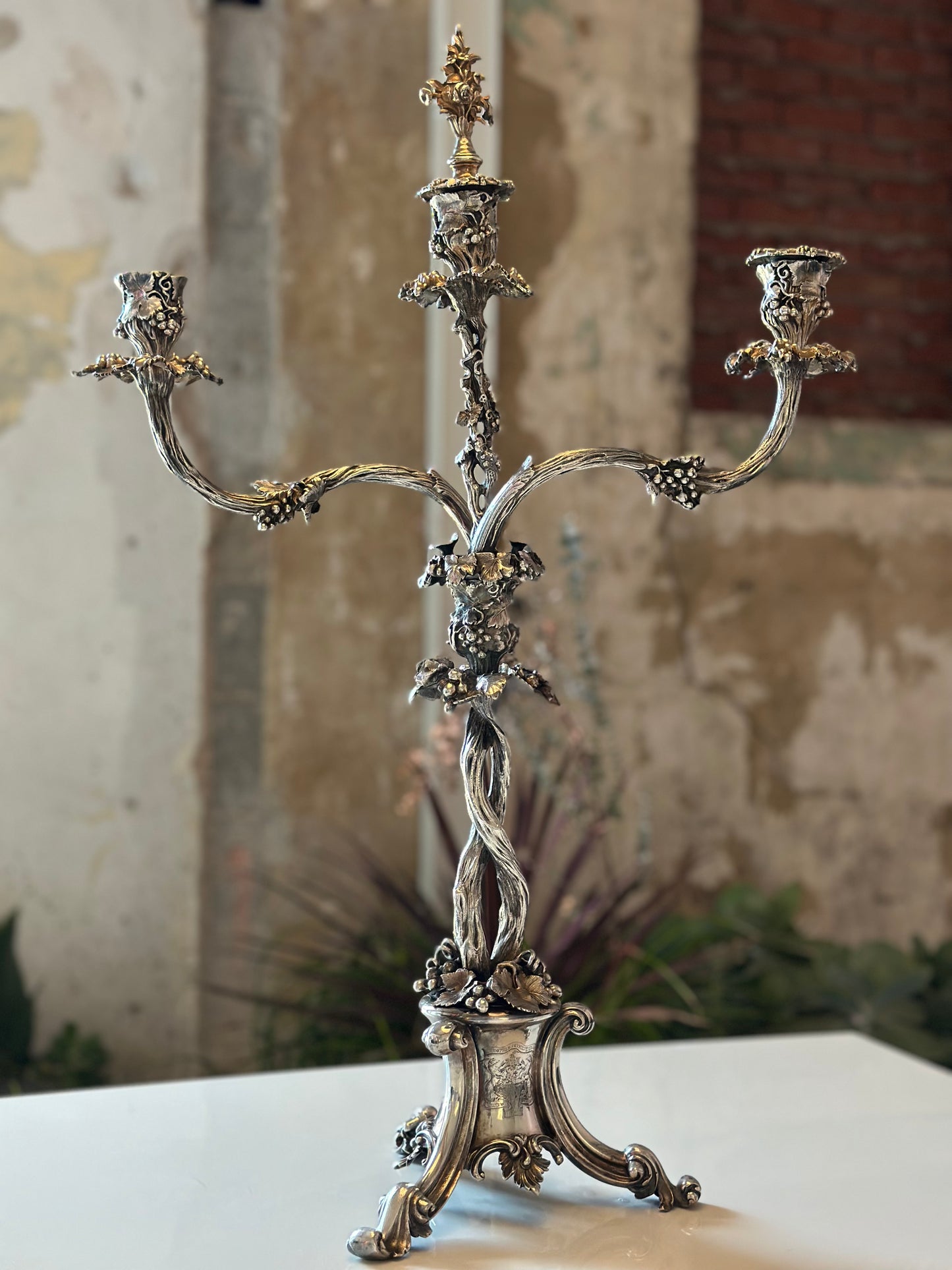 Silver Candelabra Pair
