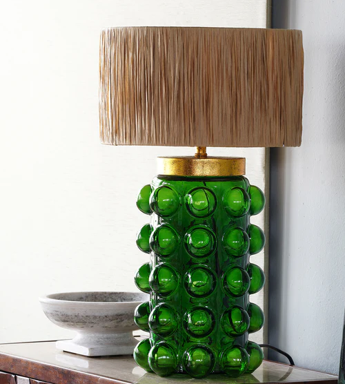 Green Bubbles Table Lamp