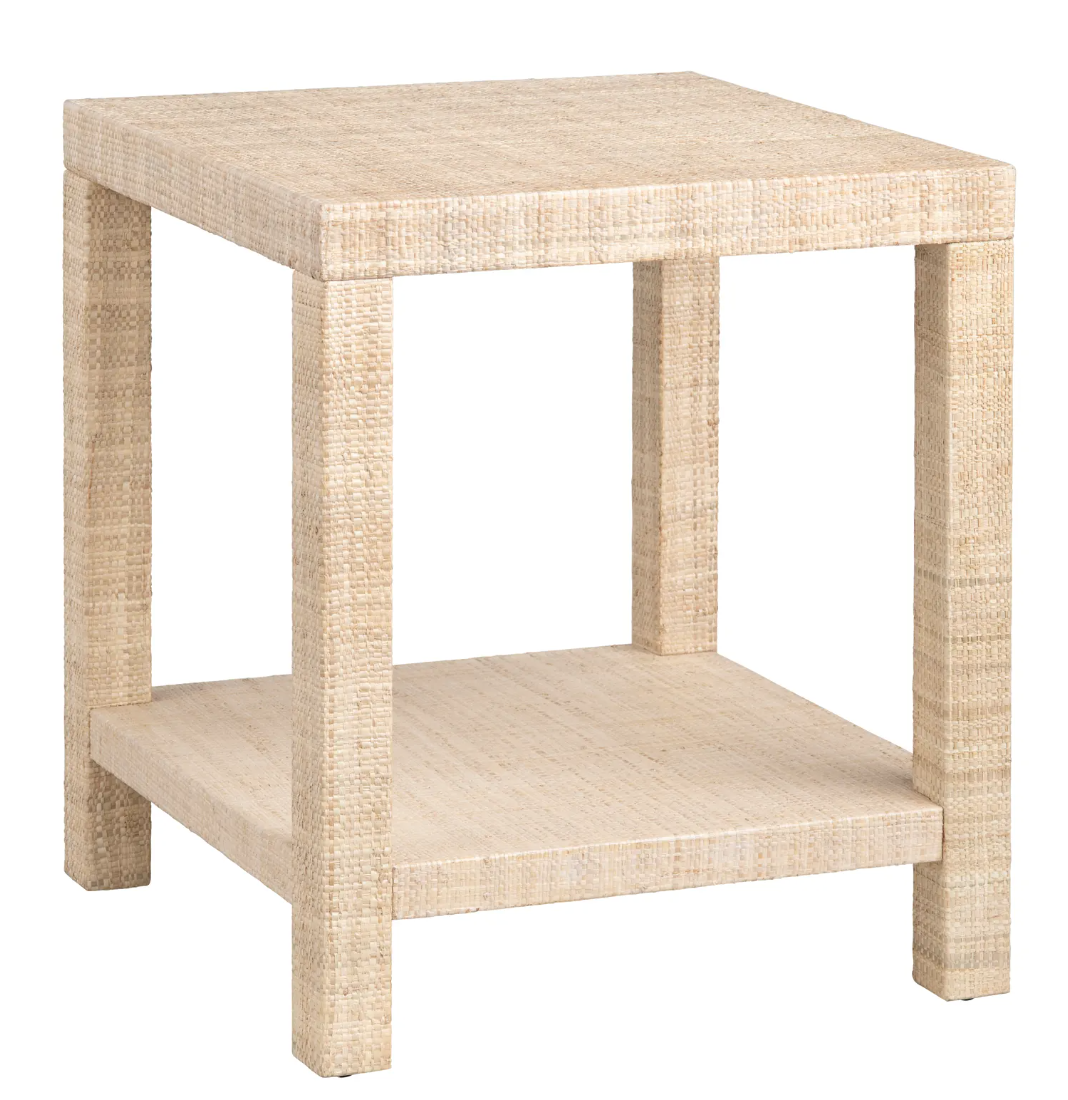Providence Raffia End Table