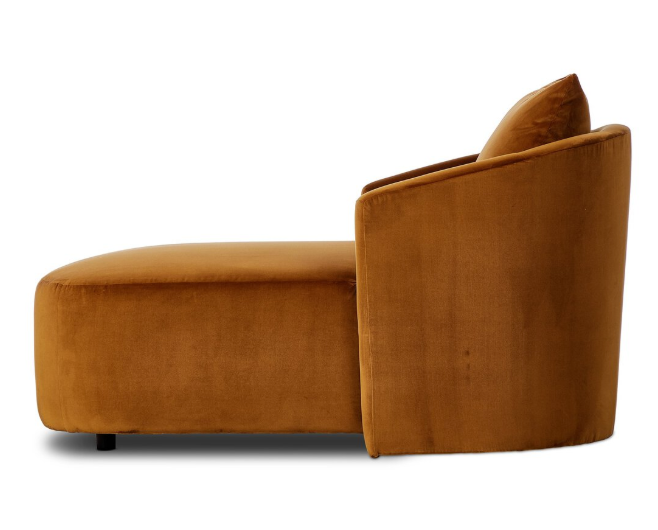 Farrah Chaise Lounge - Ingram Ochre