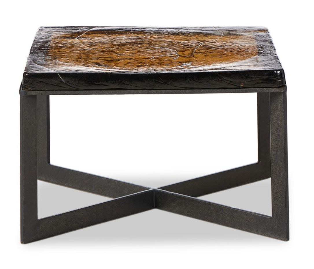 Lennie Cast Glass Bunching Table