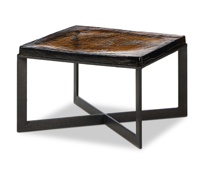 Lennie Cast Glass Bunching Table