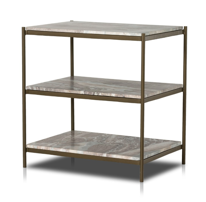Felix Nightstand - Canyon Marble