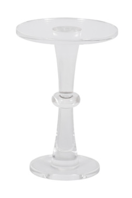 Ronalia Clear Acrylic Round Accent Table