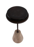 Nerine Pressed Glass Accent Table
