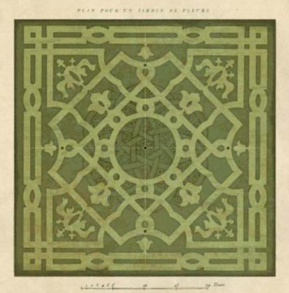 Garden Diagrams Green Art 30"w x 30"h