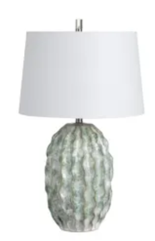 Light Blue/Green Ceramic Table Lamp