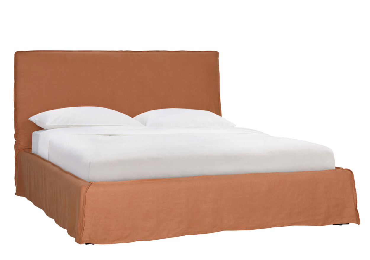 Whitney Queen Bed - Terracotta