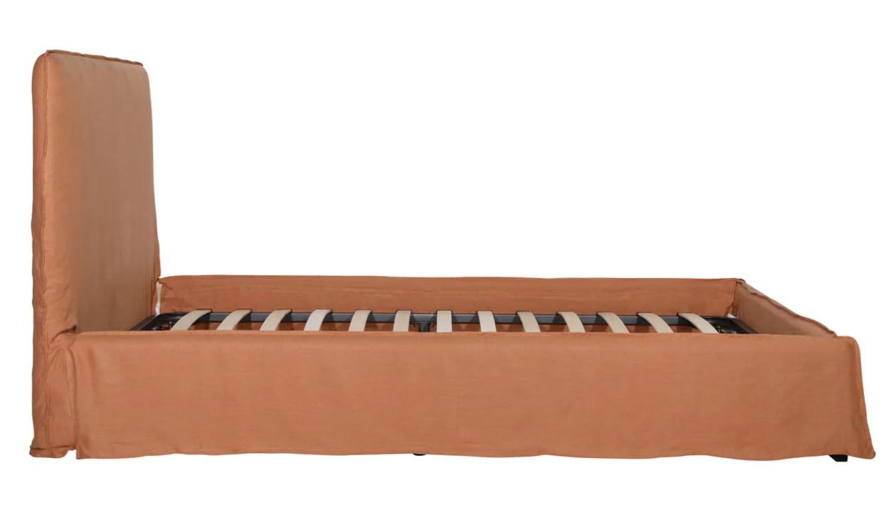 Whitney Queen Bed - Terracotta