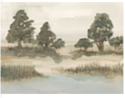 The Tranquil Grove II. 32"w x 24"h