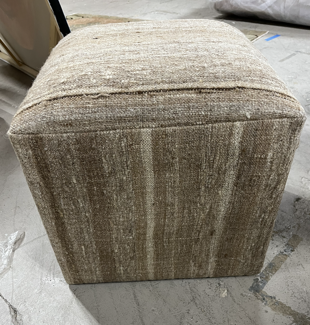 Camel Wool Ottoman