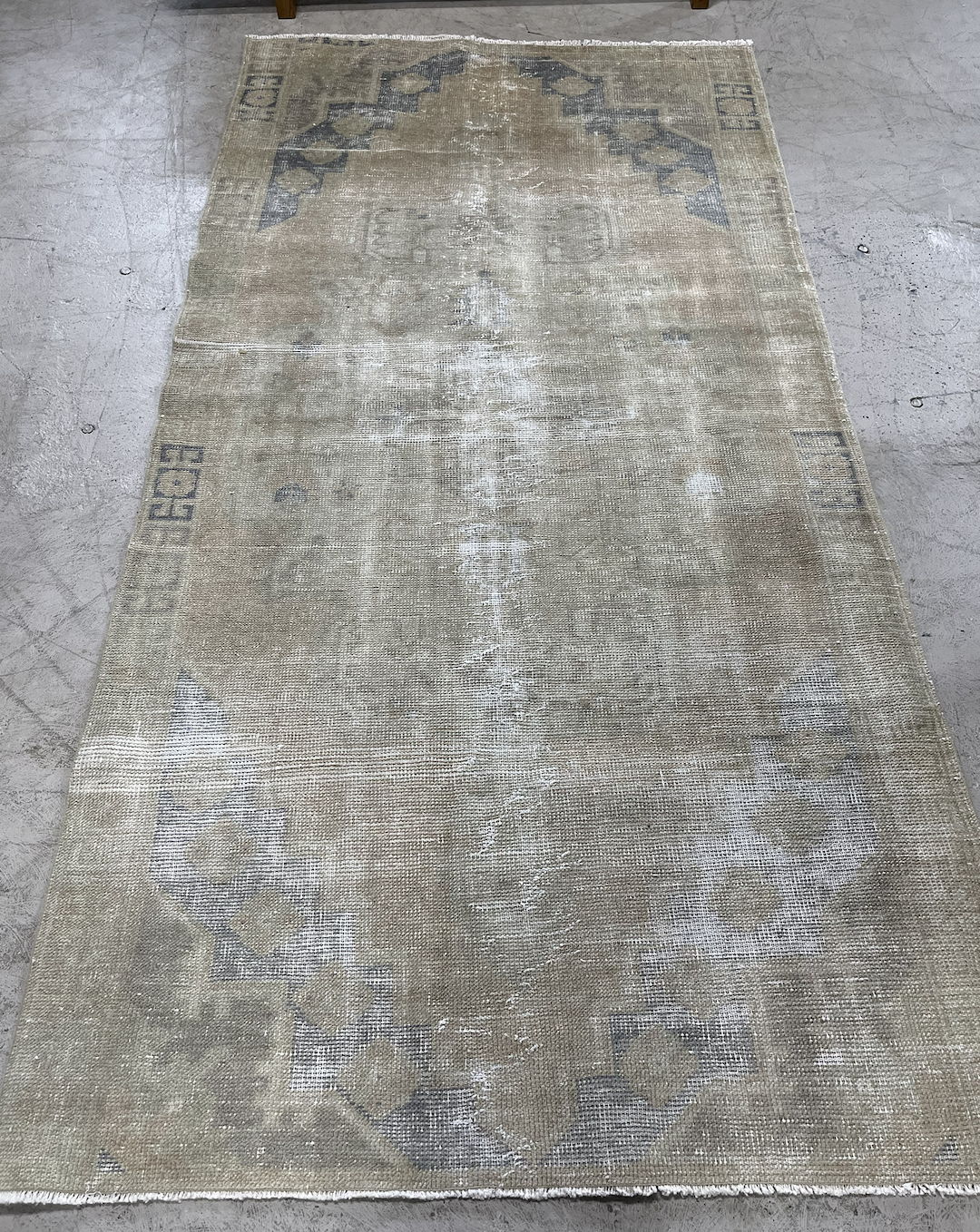 Green Faded Turkish Rug