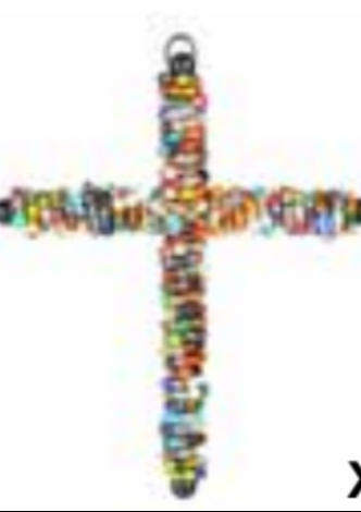 Medium Beaded Cross