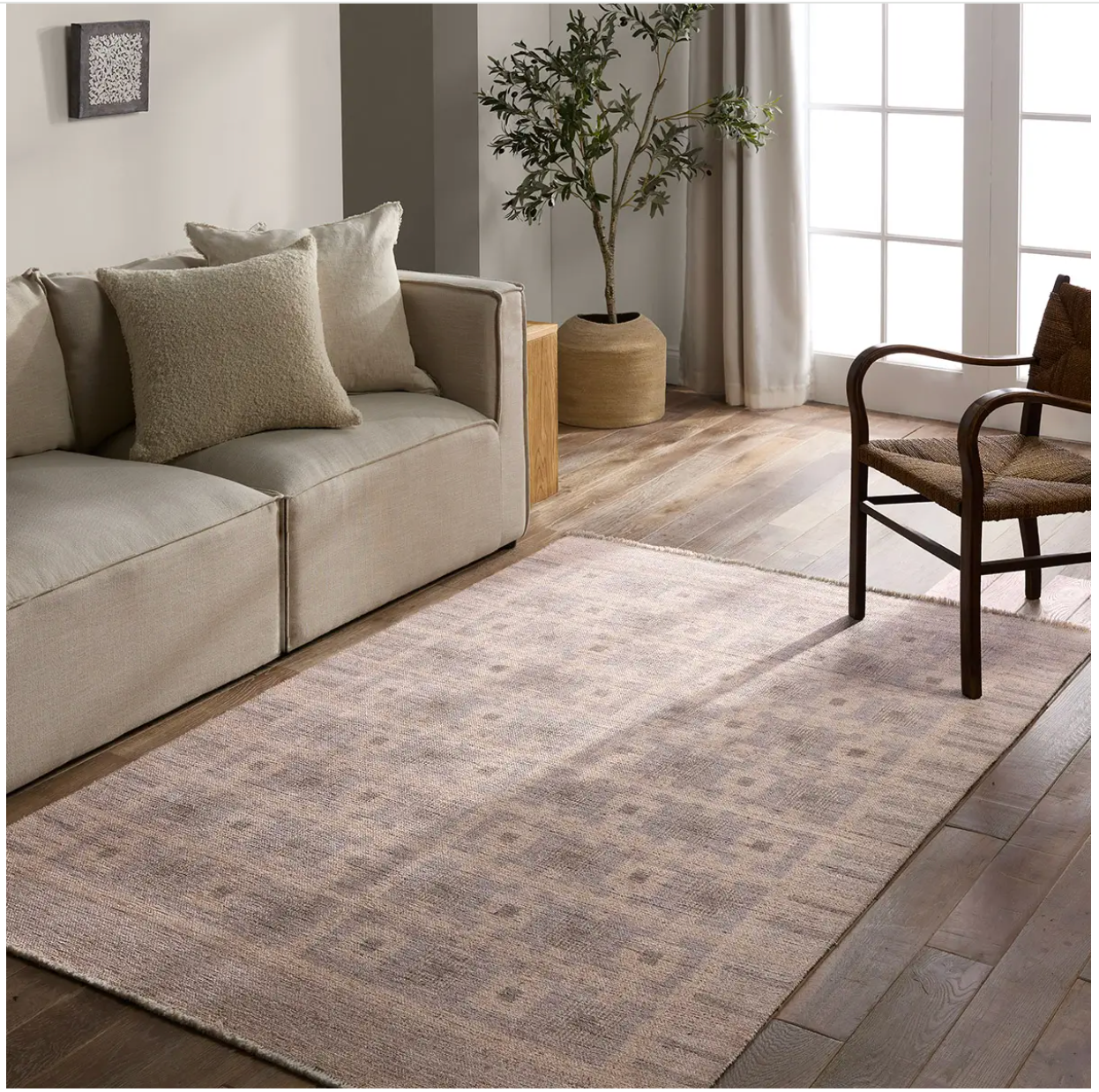 Lumal Tan/Taupe-Gray LML07 4x6
