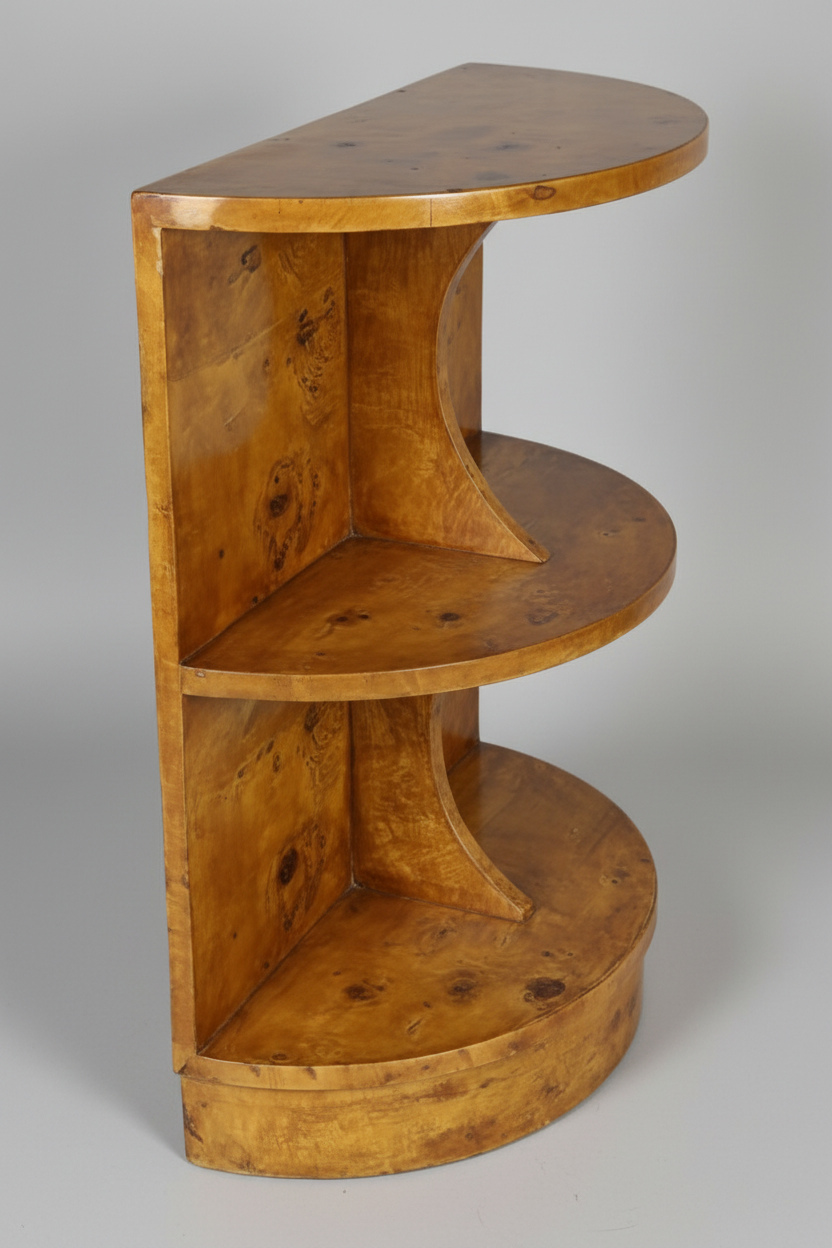 Antique Demi lune side table
